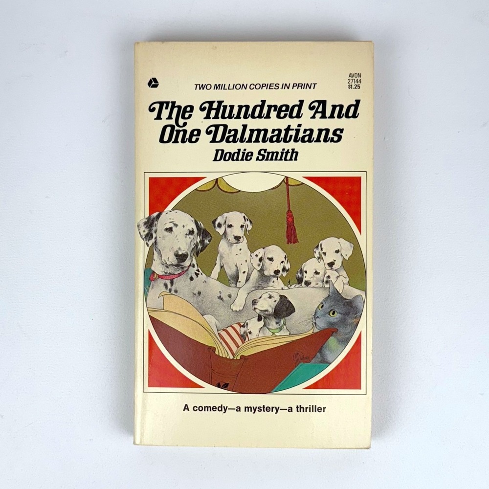 Dodie Smith The Hundred and One Dalmatians 1967‎ Avon Vintage Disney Hardcover
